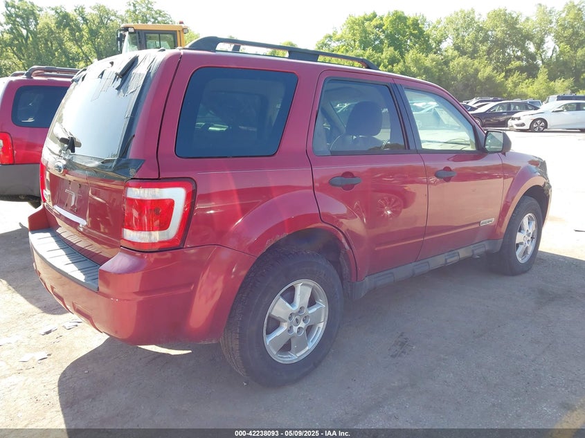 2008 FORD ESCAPE VIN: 1FMCU03Z78KC72844