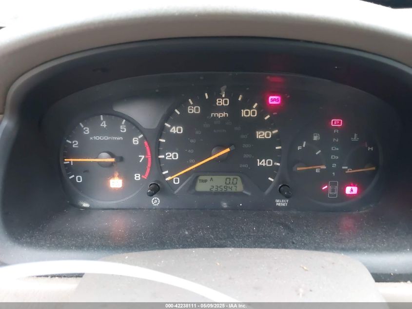 2000 Honda Accord 3.0 Ex VIN: 1HGCG165XYA030471 Lot: 42238111