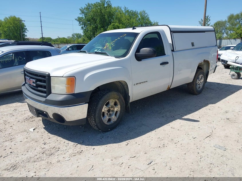 2008 GMC SIERRA 1500 VIN: 1GTEC14X58Z199354