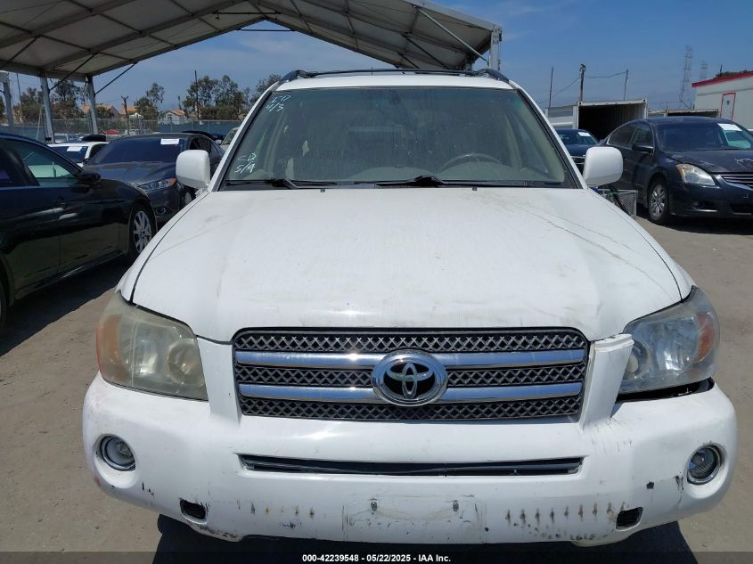 2006 Toyota Highlander V6 VIN: JTEDW21A06001558 Lot: 42239548