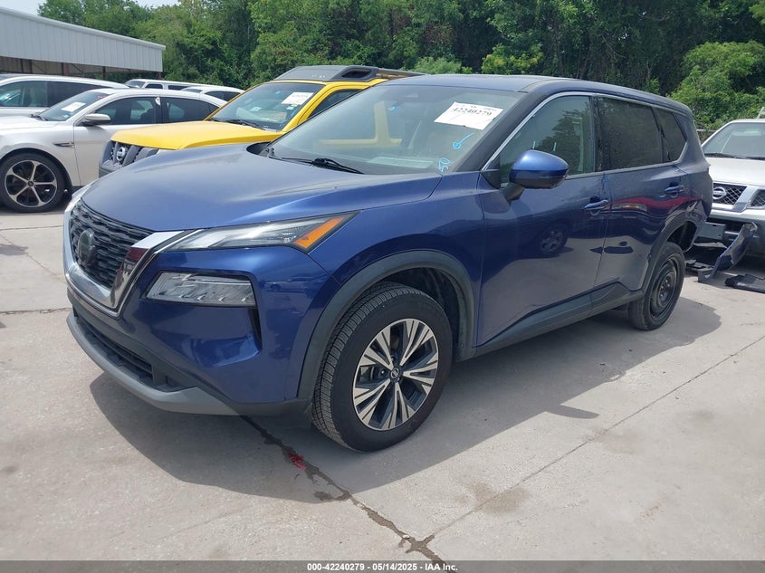 VIN 5N1AT3BA4MC762346 2021 NISSAN ROGUE SV FWD