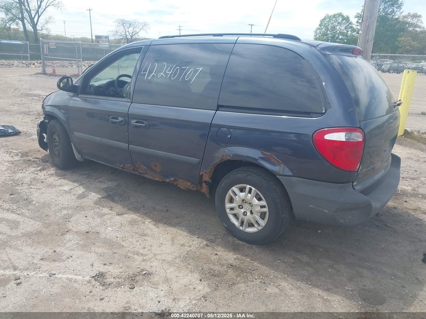2007 DODGE CARAVAN VIN: 1D4GP25R57B171700