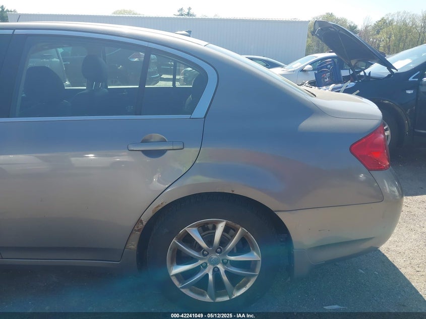 2008 INFINITI G35X VIN: JNKBV61F68M273284