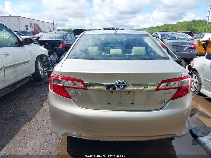 2014 TOYOTA CAMRY HYBRID XLE - 4T1BD1FK6EU100238