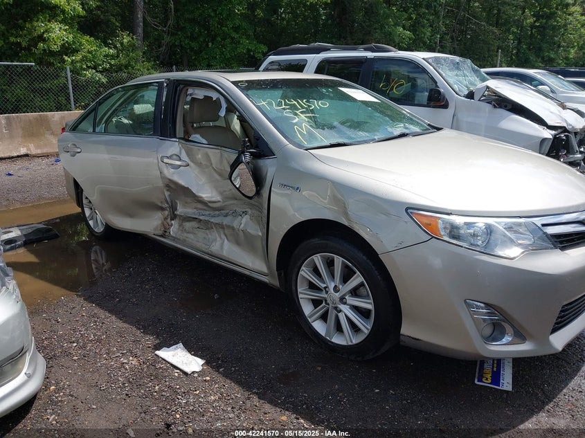 2014 TOYOTA CAMRY HYBRID XLE - 4T1BD1FK6EU100238