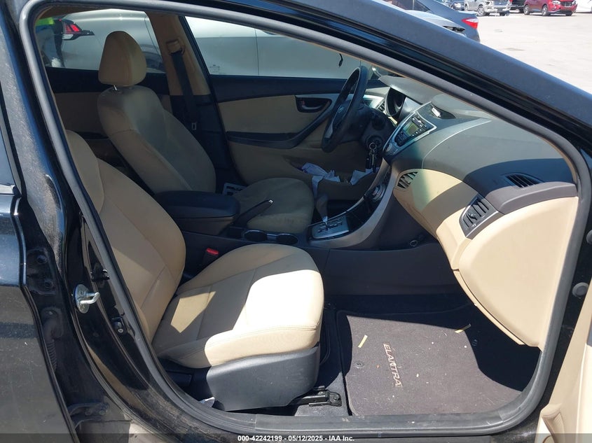 2012 HYUNDAI ELANTRA VIN: KMHDH4AE2CU273946
