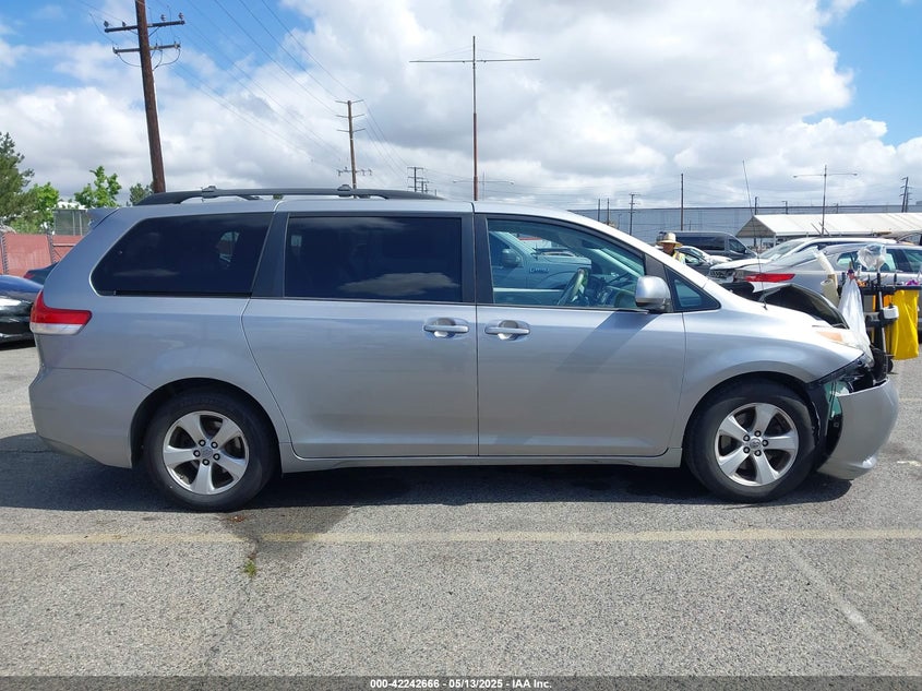 2012 TOYOTA SIENNA VIN: 5TDKK3DC7CS239670