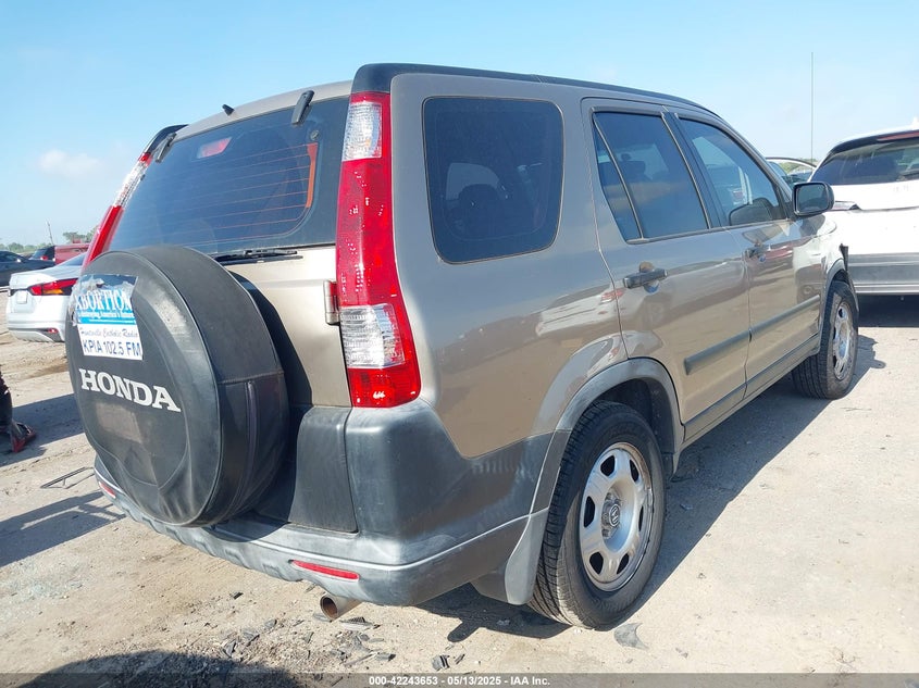 2006 HONDA CR-V VIN: JHLRD68566C001503
