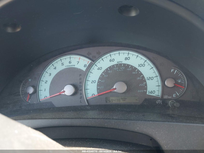 2007 TOYOTA CAMRY VIN: 4T1BE46KX7U104052