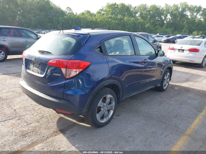 2017 HONDA HR-V VIN: 3CZRU6H31HM703560