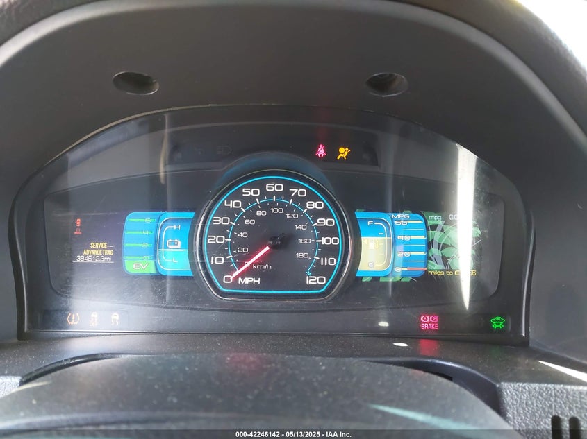 2012 FORD FUSION HYBRID VIN: 3FADP0L31CR284736