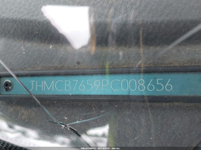 1993 Honda Accord Lx VIN: JHMCB7659PC008656 Lot: 42246432