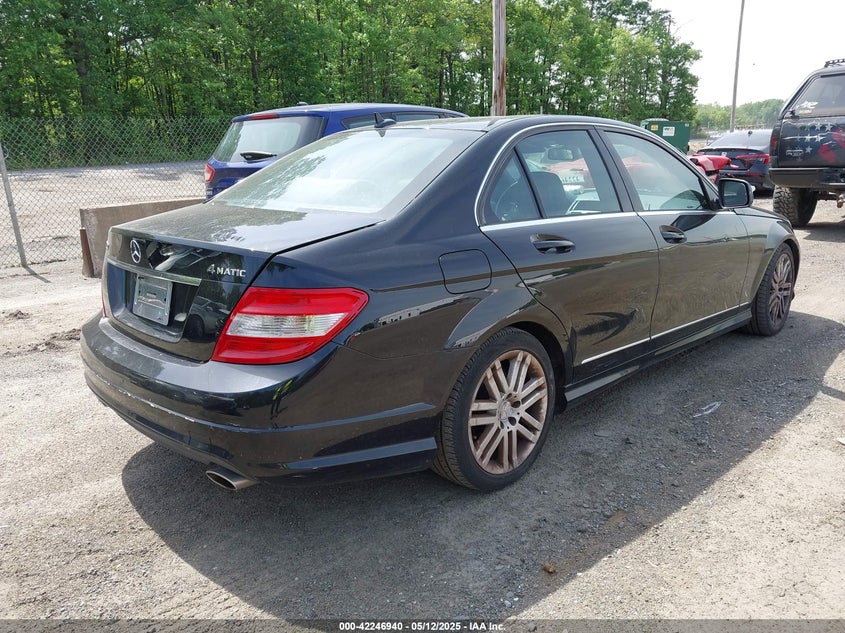 2008 MERCEDES-BENZ C 300 VIN: WDDGF81X08F160997