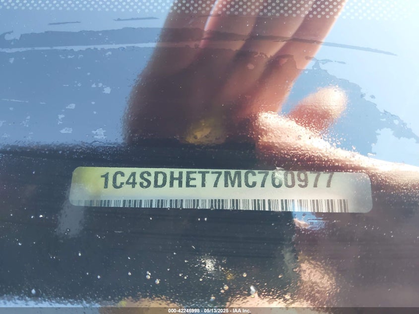 2021 DODGE DURANGO CITADEL RWD - 1C4SDHET7MC760977