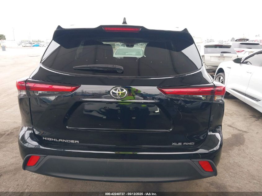 2023 Toyota Highlander Le VIN: 5TDKDRBH3PS50525 Lot: 42248727