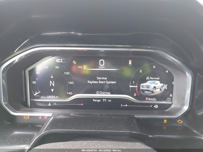 2024 GMC Sierra 4Wd Short Box Elevation With 3Sb/4Wd Standard Box Elevation VIN: 3GTUUCED6RG25604 Lot: 42248754