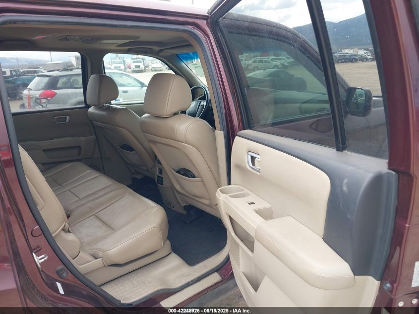 2012 Honda Pilot Ex-L VIN: 5FNYF4H62CB019446 Lot: 42248926