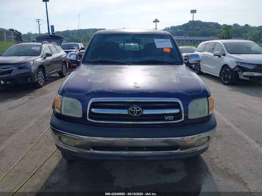 2002 Toyota Tundra Sr5 V8 VIN: 5TBBT44132S281438 Lot: 42248950