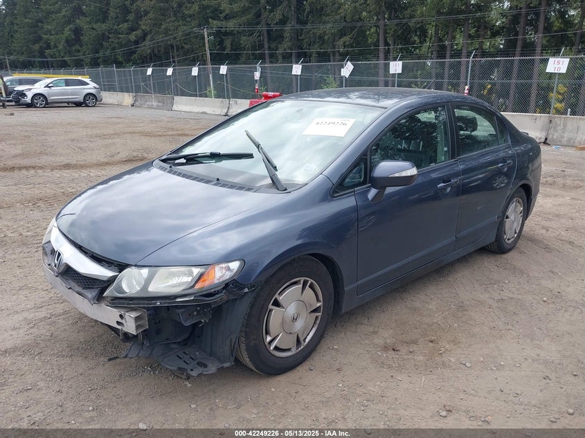 2009 HONDA CIVIC HYBRID VIN: JHMFA362X9S017843