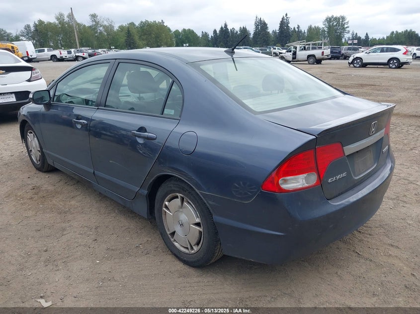 2009 HONDA CIVIC HYBRID VIN: JHMFA362X9S017843