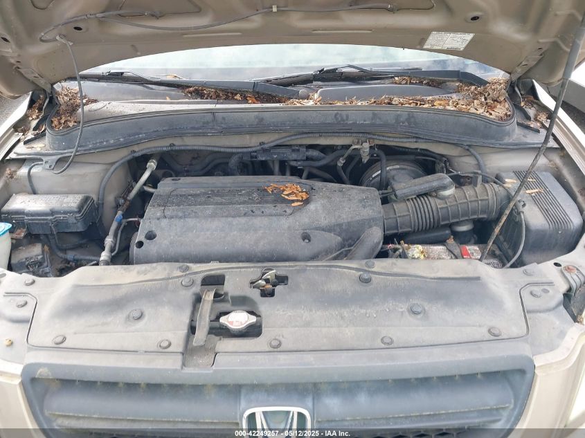 2004 Honda Pilot Ex-L VIN: 2HKYF18624H599461 Lot: 42249257