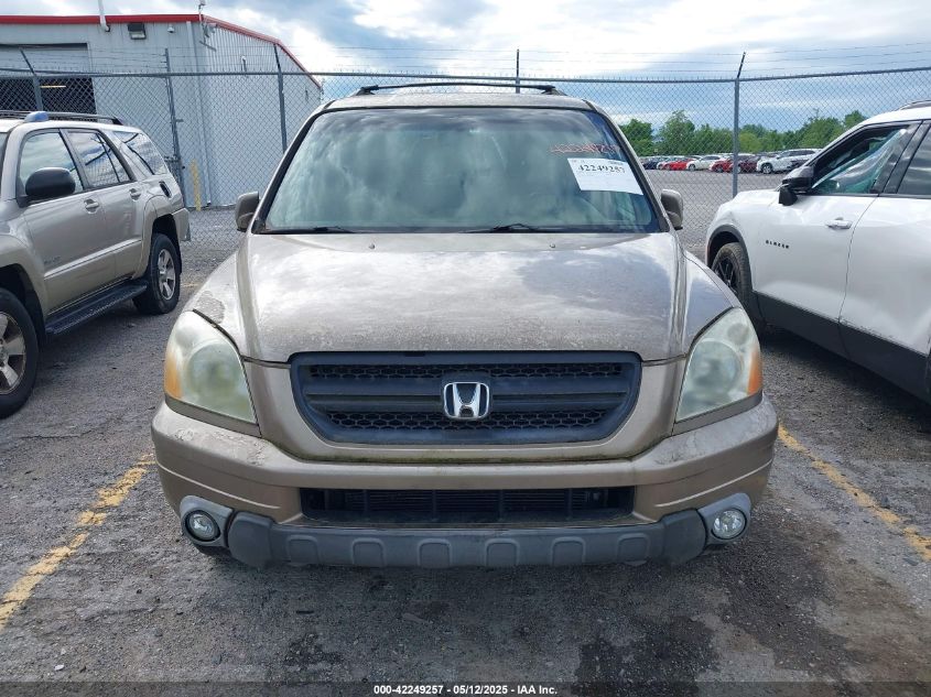 2004 Honda Pilot Ex-L VIN: 2HKYF18624H599461 Lot: 42249257