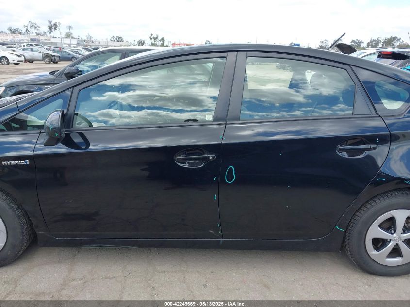 2015 Toyota Prius Three VIN: JTDKN3DU4F1925165 Lot: 42249669