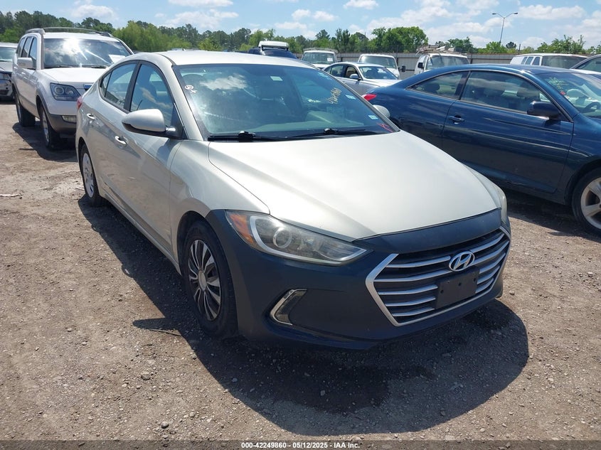 2017 HYUNDAI ELANTRA VIN: KMHD74LF2HU083807