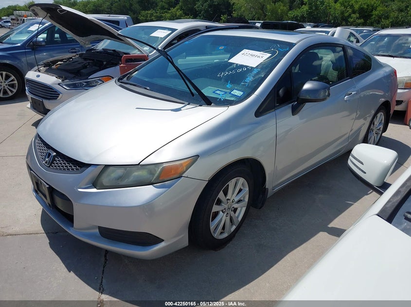 2012 HONDA CIVIC VIN: 2HGFG3B15CH509113