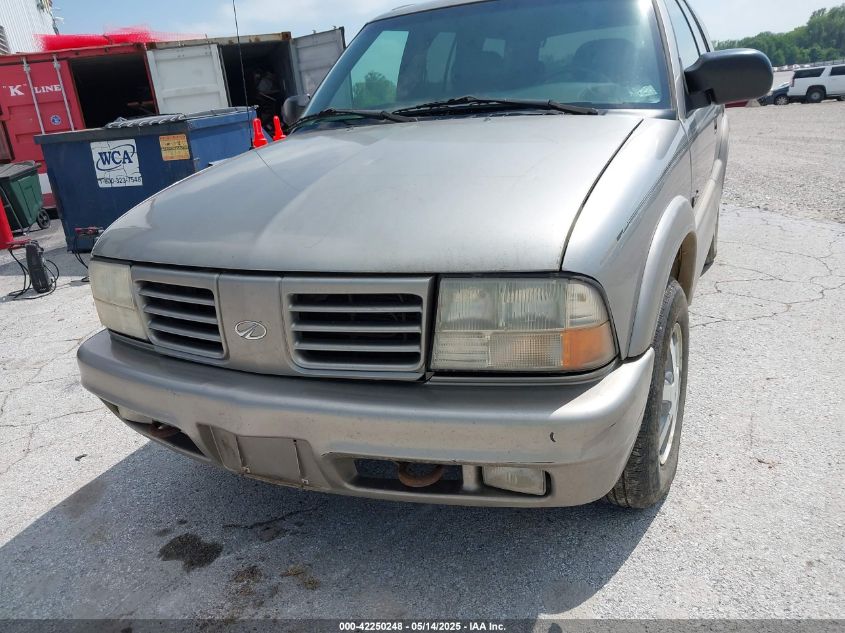 2001 Oldsmobile Bravada VIN: 1GHDT13W312209716 Lot: 42250248