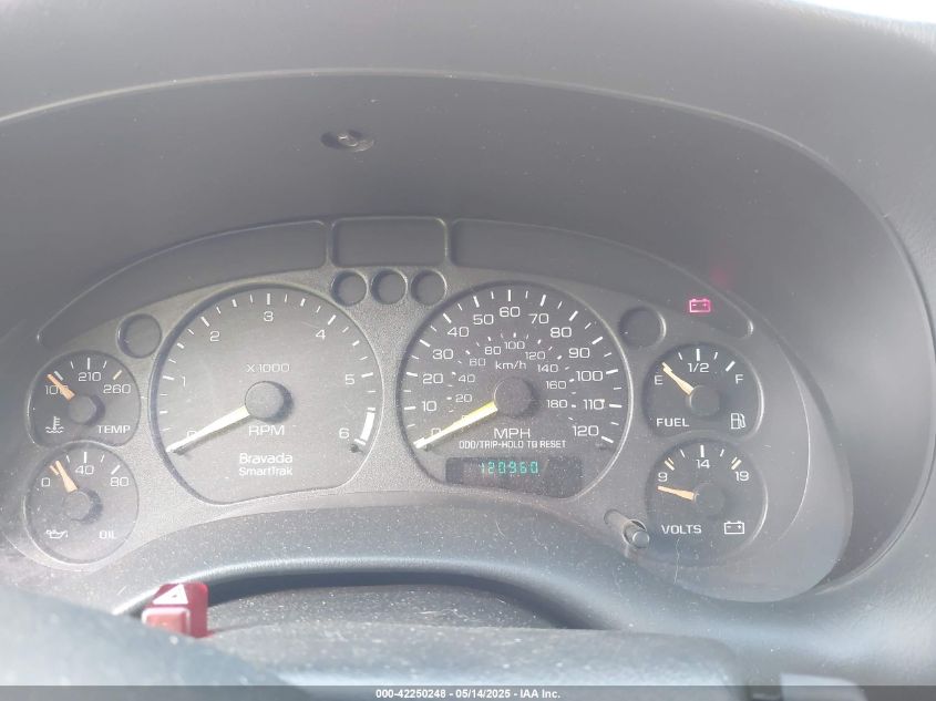 2001 Oldsmobile Bravada VIN: 1GHDT13W312209716 Lot: 42250248