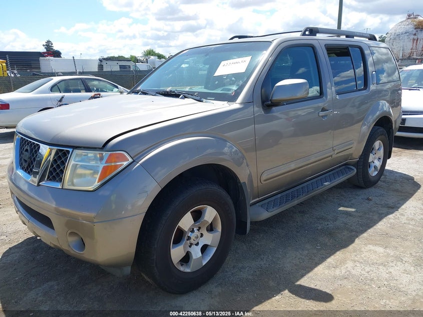 2007 NISSAN PATHFINDER VIN: 5N1AR18U27C612566