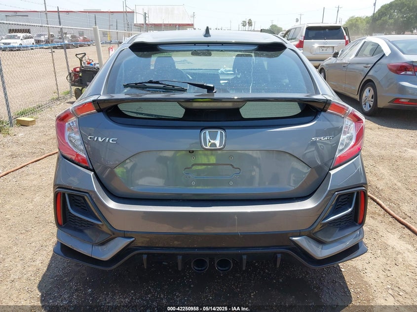 VIN SHHFK7H47MU223498 2021 HONDA CIVIC SPORT