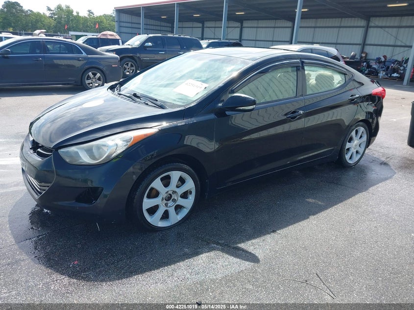 2012 HYUNDAI ELANTRA VIN: KMHDH4AE0CU277896