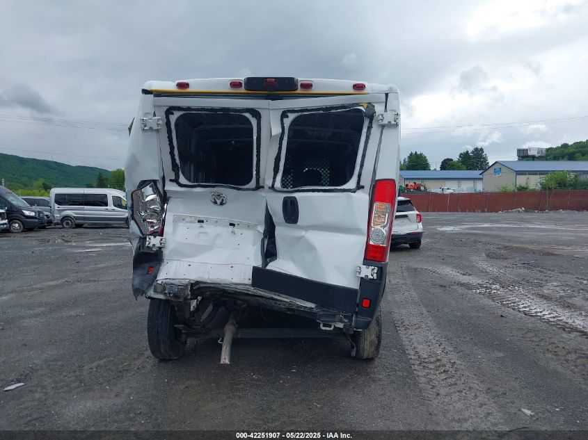 2023 Ram Promaster 2500 Low Roof 136 Wb VIN: 3C6LRVVG6PE559518 Lot: 42251907