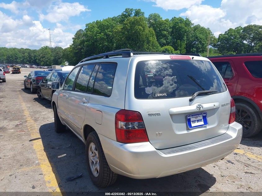 2007 TOYOTA HIGHLANDER VIN: JTEDP21A370134927