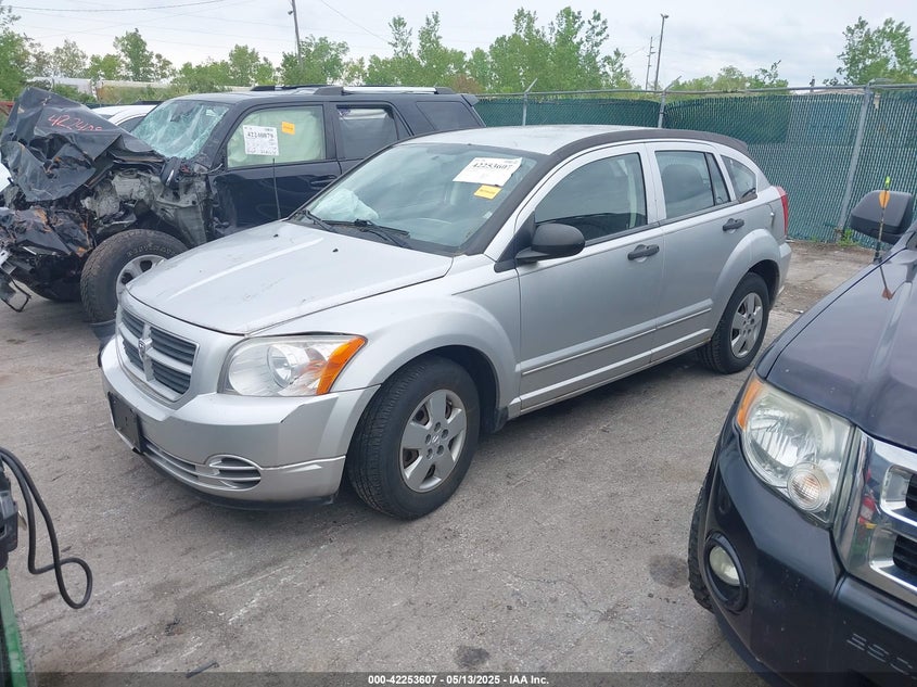 2008 DODGE CALIBER VIN: 1B3HB28B28D652462