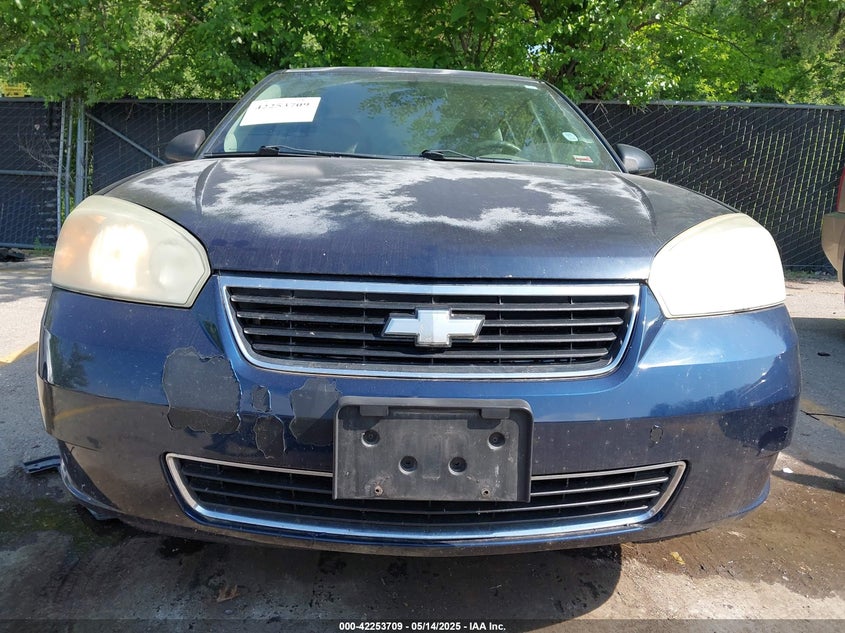 2006 CHEVROLET MALIBU VIN: 1G1ZS51F96F241569