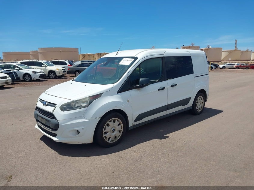 Vin: nm0ls7fx3f1181034, lot: 42746344, ford transit connect xlt 20152