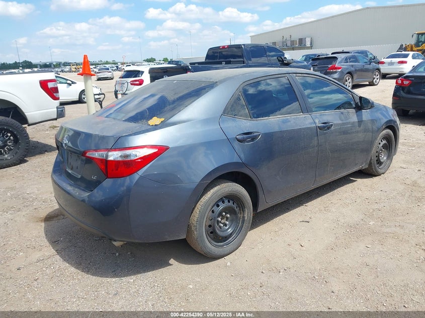 2016 TOYOTA COROLLA VIN: 5YFBURHE4GP467374