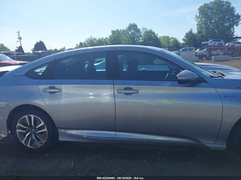 2019 HONDA ACCORD HYBRID VIN: 1HGCV3F91KA021167