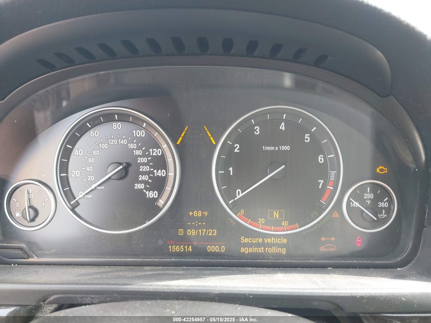 2011 BMW 550I VIN: WBAFR9C59BC617875