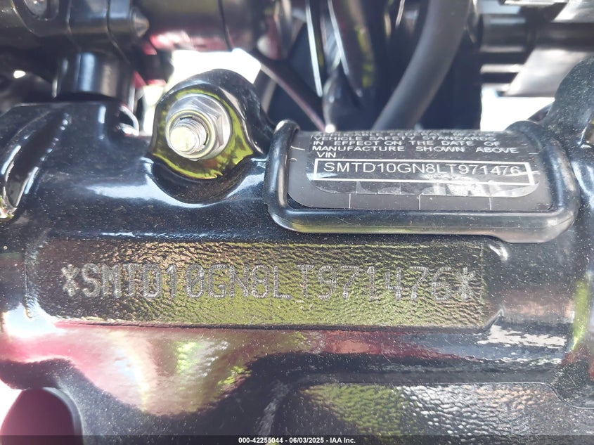 2020 TRIUMPH MOTORCYCLE BONNEVILLE T100 - SMTD10GN8LT971476