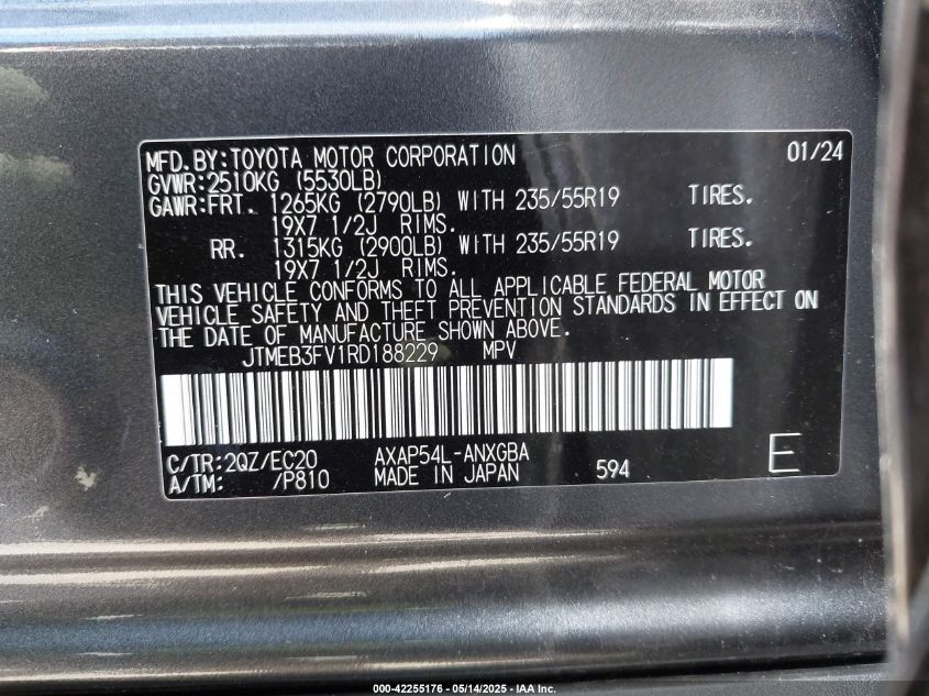 2024 Toyota RAV4 Prime - JTMEB3FV1RD188229