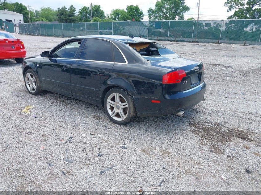 2007 AUDI A4 VIN: WAUDF78E47A262226
