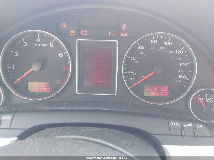 2007 Audi A4 2.0T VIN: WAUDF78E17A238885 Lot: 42255785