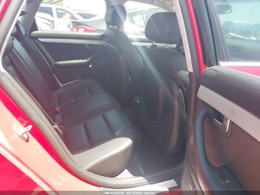 2007 Audi A4 2.0T VIN: WAUDF78E17A238885 Lot: 42255785