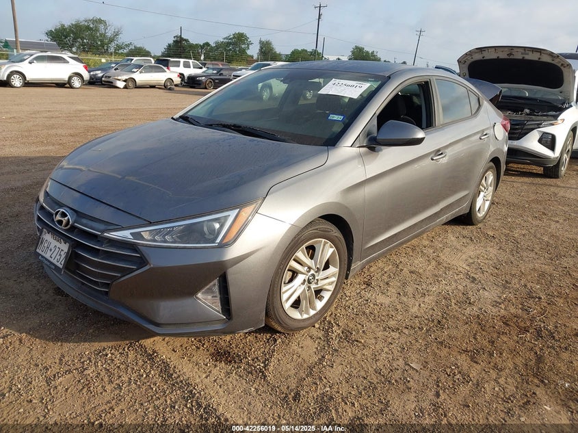 2019 HYUNDAI ELANTRA VIN: 5NPD84LF5KH476560