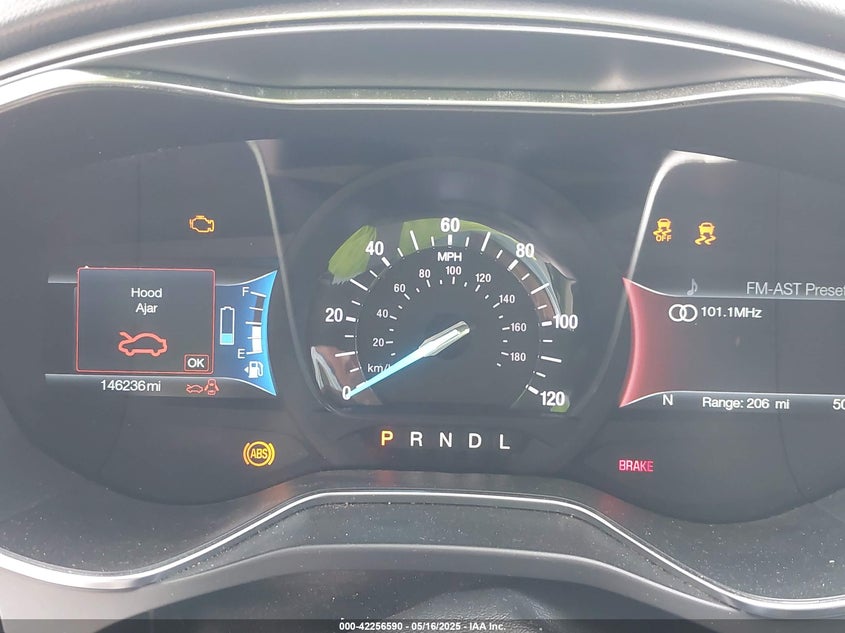VIN 3FA6P0LU1JR157595 2018 FORD FUSION HYBRID SE