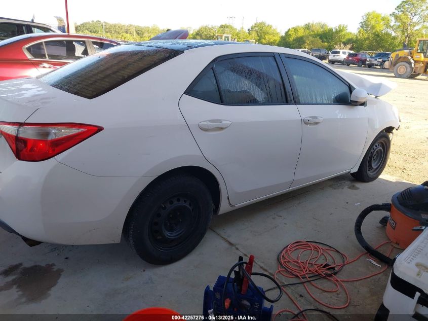 2015 Toyota Corolla L VIN: 2T1BURHEXFC235487 Lot: 42257276